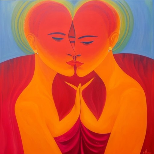 AI Schilderij Liefde