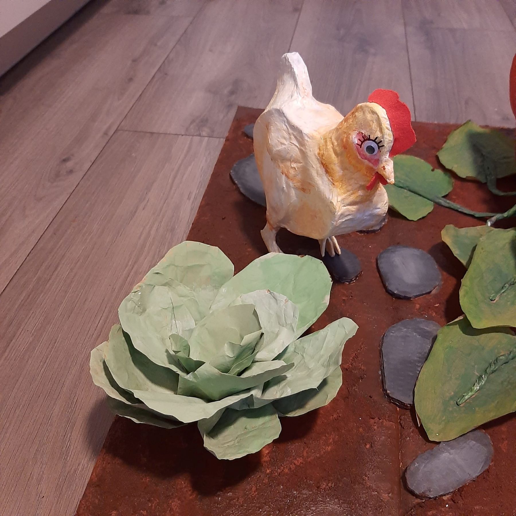 Close-Up Wittachtige Kip